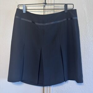 INC Women's 12 Pleated‎ Black Skirt Kawaii Goth Core Dark Whimsy Emo Girl
